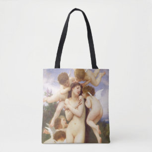 Return of Spring (Le Printemps) by Bouguereau Tote Bag