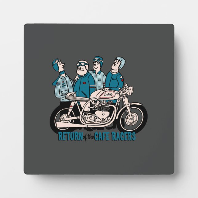 Return of the cafe racers plaque (Front)