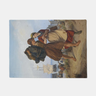 Return of the Fisherman (by Rudolf Jordan) Doormat