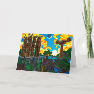 Return of The Gods - Greeting Card