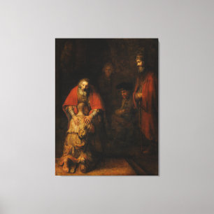 Return of the Prodigal Son by Rembrandt van Rijn Canvas Print