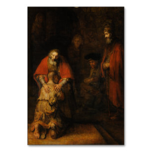 Return of the Prodigal Son by Rembrandt van Rijn Table Number