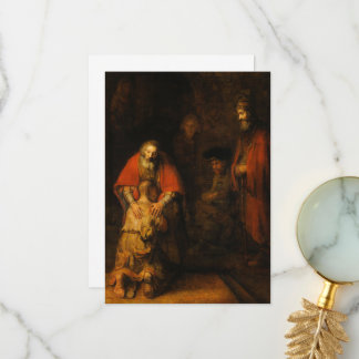 Return of the Prodigal Son by Rembrandt van Rijn Thank You Card
