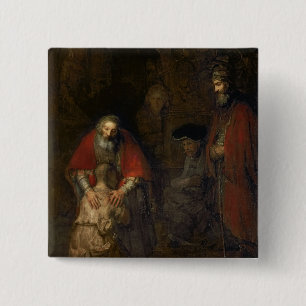 Return of the Prodigal Son, c.1668-69 15 Cm Square Badge