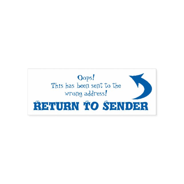 Return to Sender fun stamp (Design)