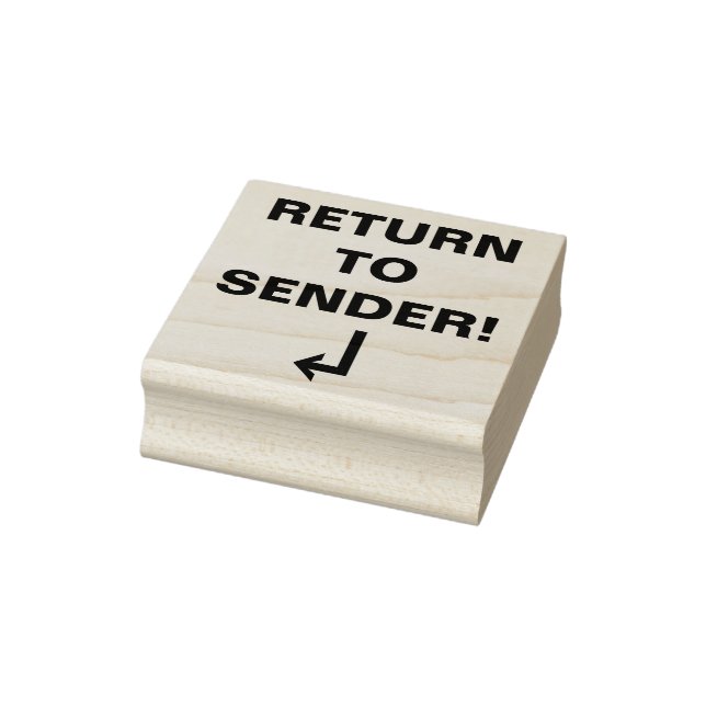 "RETURN TO SENDER!" Rubber Stamp (Stamp)
