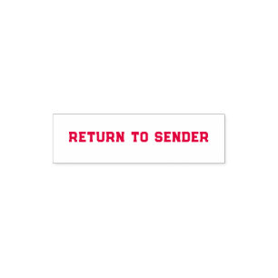 Return to Sender Self-inking Stamp
