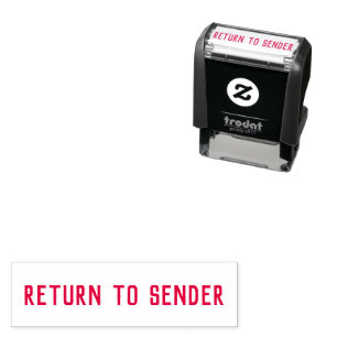 Return to Sender Self-inking Stamp