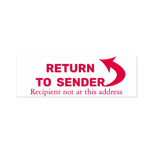 Return to Sender stamp (Design)