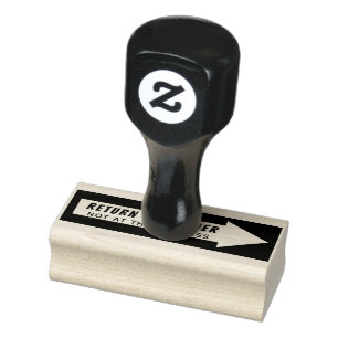 Return to Sender Stamp Not at This Address Custom