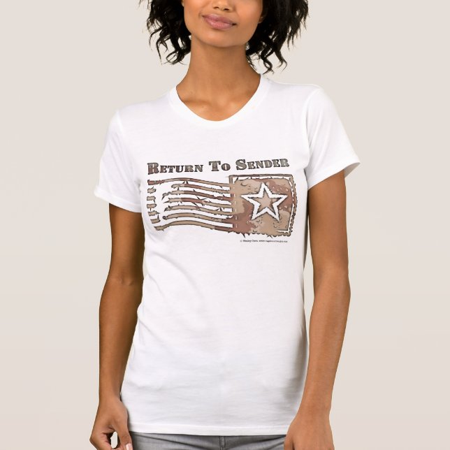 Return To Sender T-Shirt - Womens Tanks (Front)