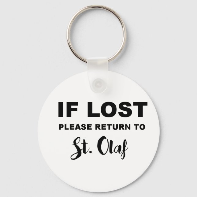 Return to St. Olaf Key Ring (Front)