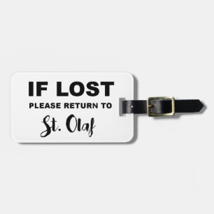 Return to St. Olaf Luggage Tag