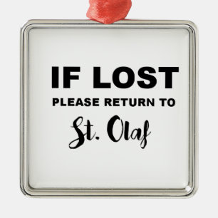 Return to St. Olaf Metal Tree Decoration