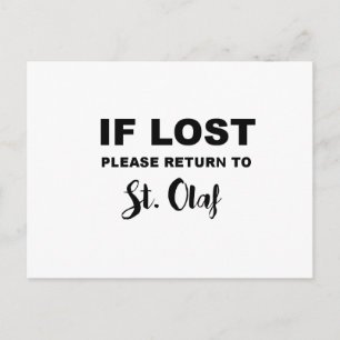 Return to St. Olaf Postcard