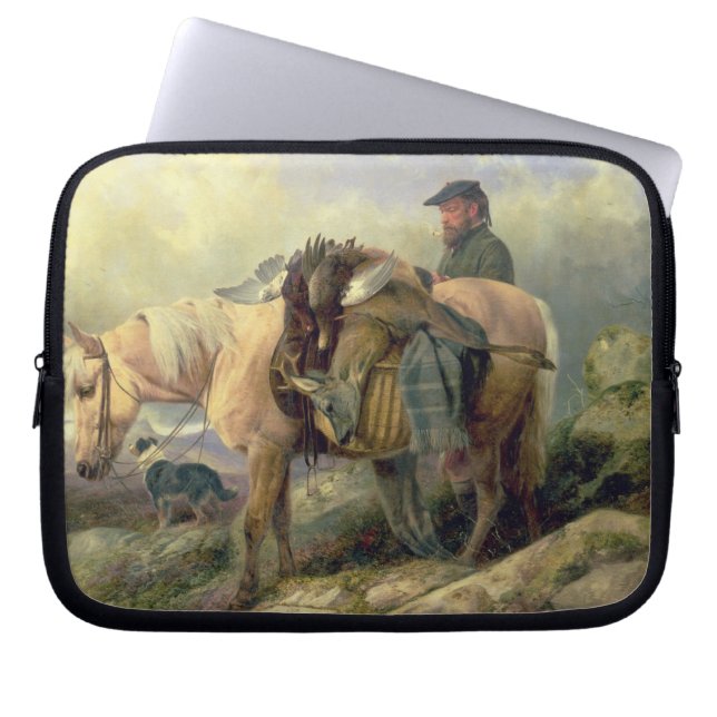 Returning from the Hill, 1868 Laptop Sleeve (Front)