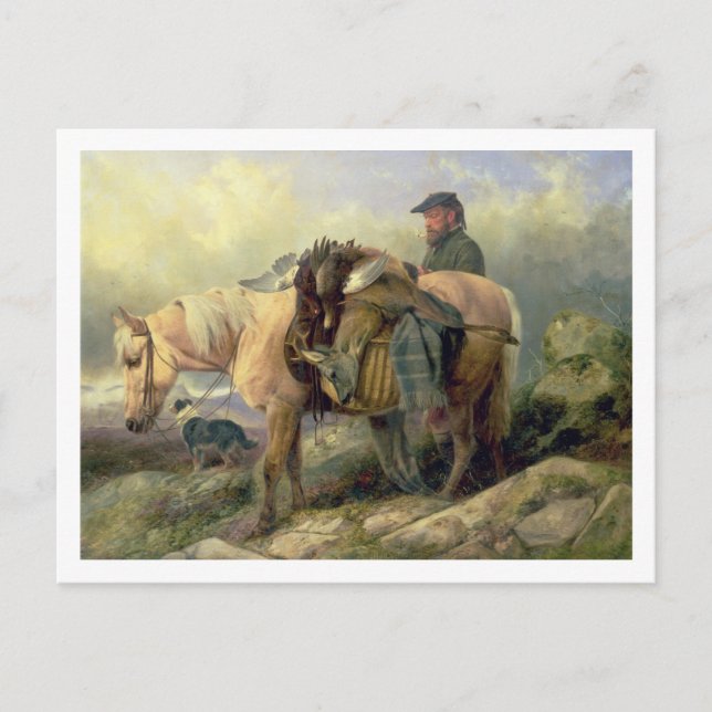 Returning from the Hill, 1868 Postcard (Front)