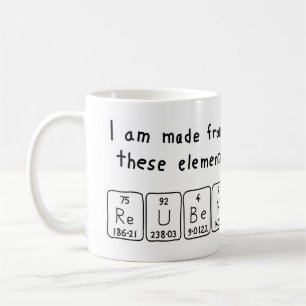 Reuben periodic table name mug