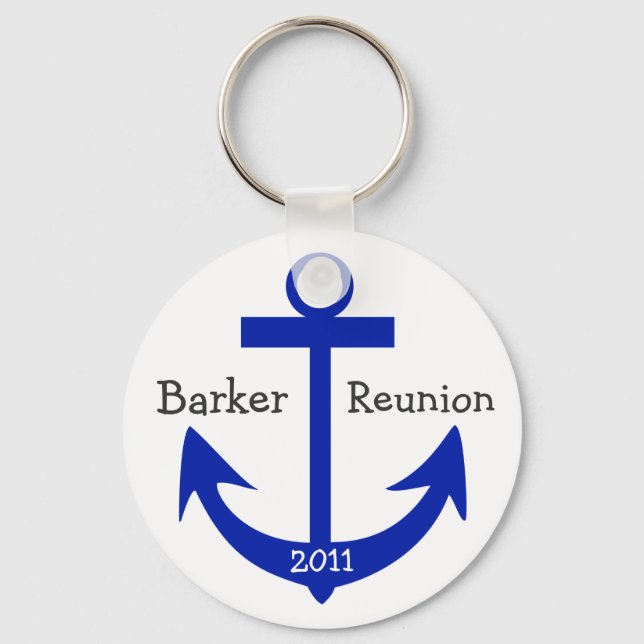 Reunion Anchor - by SRF Key Ring (Front)