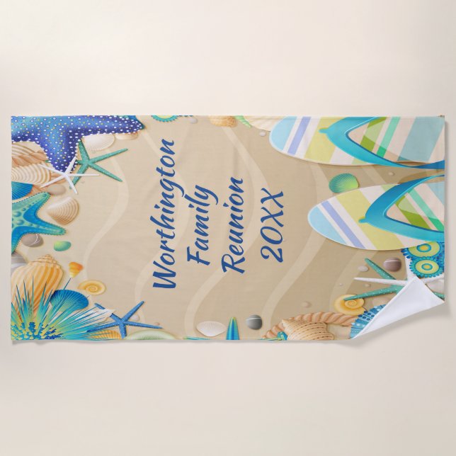 Reunion Beach Towel (Front)