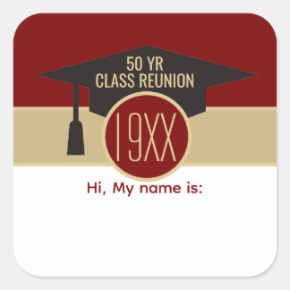Reunion! Custom class reunion name tag