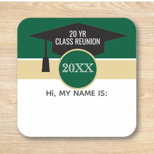 Reunion! Custom class reunion name tag