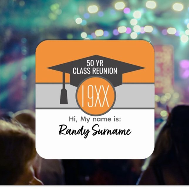 Reunion! Custom class reunion name tag (Creator Uploaded)