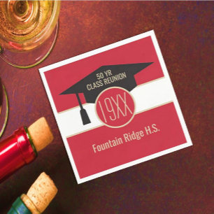 Reunion! Custom class reunion napkins