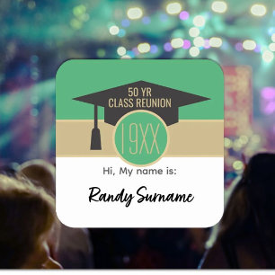 Reunion! Custome class reunion name tag