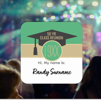 Reunion! Custome class reunion name tag
