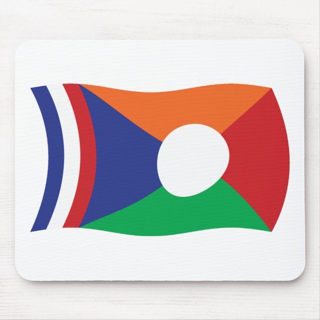 Reunion Flag Mousepad (Front)