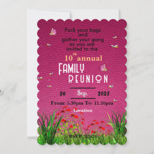 Reunion  invitation