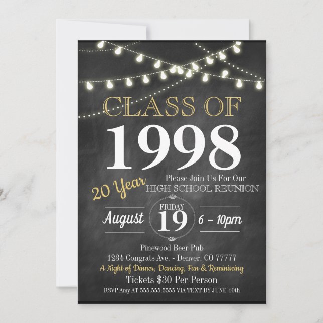 Reunion Invitation - Any Year! (Front)