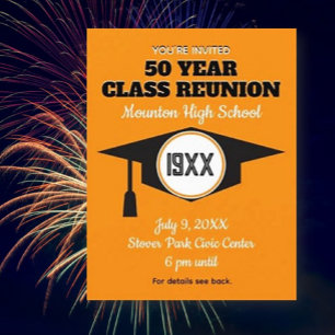 Reunion Invite! Custom Class Reunion invitation