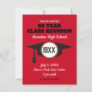 Reunion Invite! Custom Class Reunion Postcard