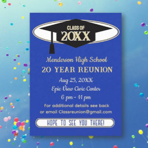 Reunion Invite! Perfect Class Reunion Postcard