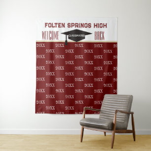 Reunion Pics!! Class Reunion Photo backdrop Tapestry