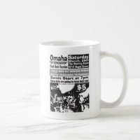 "REUNION SHOW" FLIER ON A MUG!