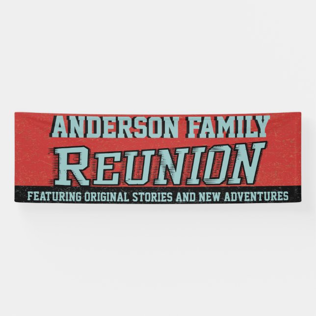 Reunion Super Hero Comic Banner (Horizontal)