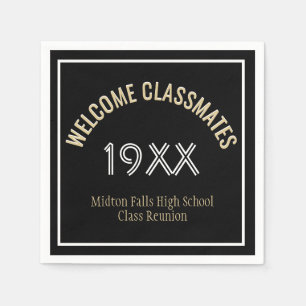 Reunion time! Custom Class Reunion Napkins