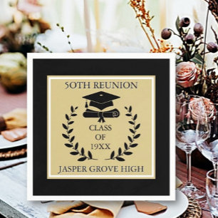 Reunion Time Fun! Custom Class reunion Napkin