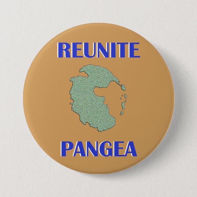 reunite pangea 7.5 cm round badge (Front)