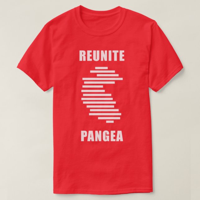 Reunite Pangea Geography 1 T-Shirt (Design Front)