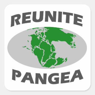 Reunite Pangea Square Sticker
