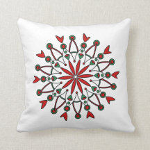 Reusable Christmas Mandala PIllow