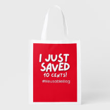 Reusable Grocerty Store Tote Bag