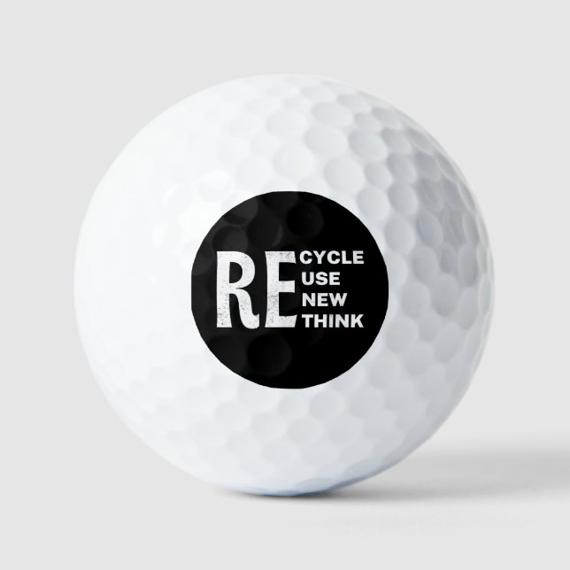 Reusable Grocery Bag Golf Balls (Front)