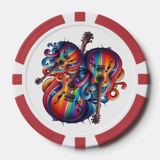 Reusable Grocery Bag Poker Chips (Front)