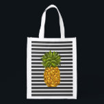 Reusable Pineapple Grocery Tote Bag<br><div class="desc">Reusable Pineapple Grocery Tote Bag</div>