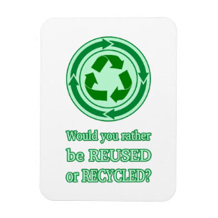 Reuse and Recycle Magnet